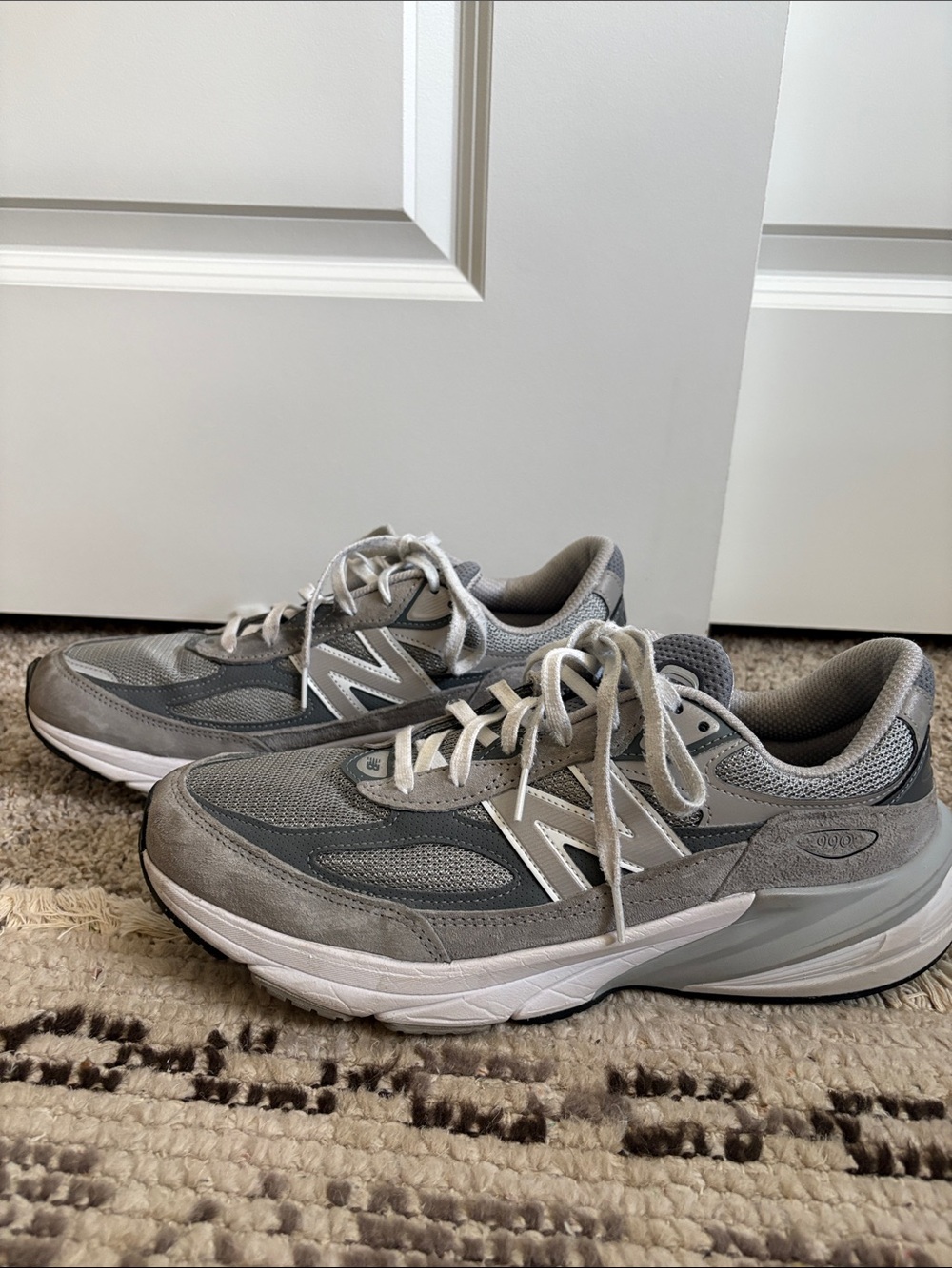 New Balance 990v6 Running Shoes Men's 11.5 2A Grey Made in USA M990GL6